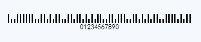 PLANET barcode.png का एक उदाहरण