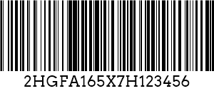 कोड 128 VIN Barcode
