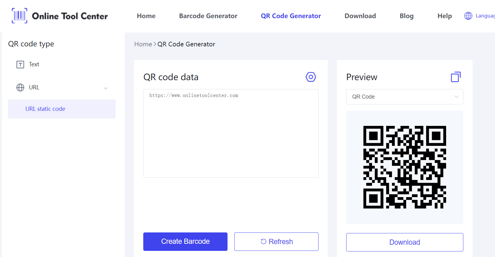 पुनरारंभ करने के लिए qr कोड बनाएँ