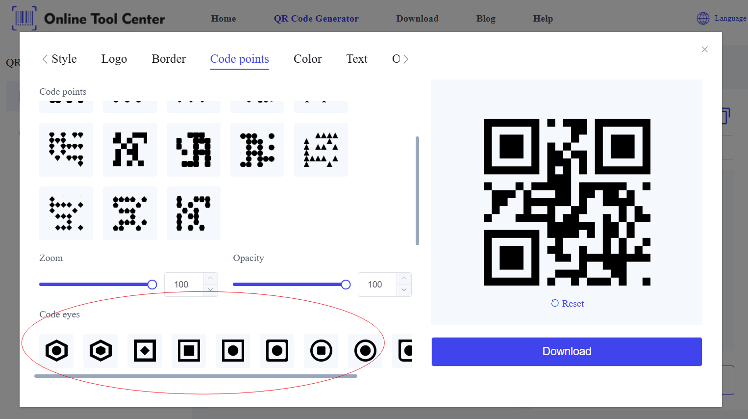 qr कोड ढूंढने वाले पैटर्न बनाएँ