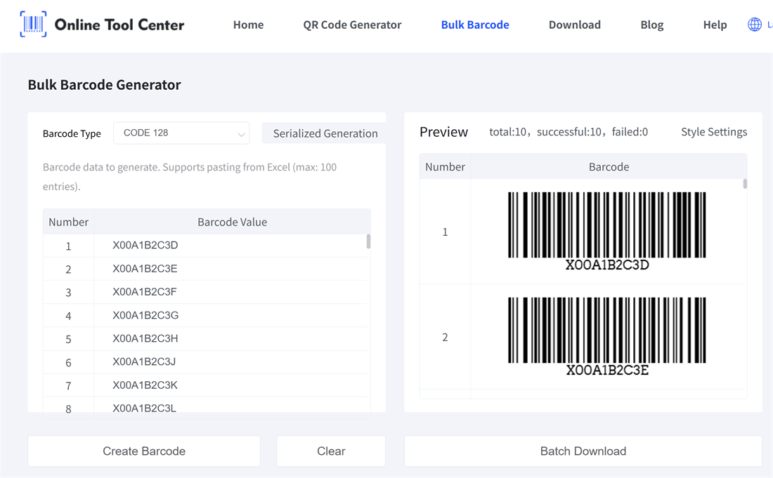bulk fnsku barcodes थोक fnsku बारकोड