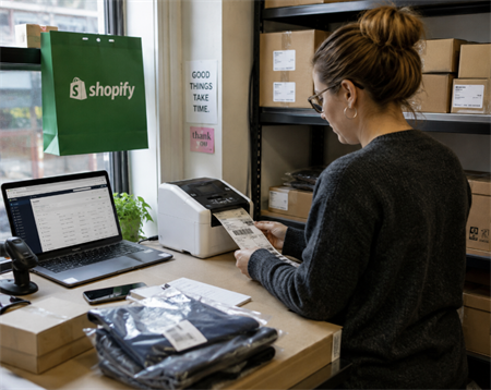 shopify के लिए बारकोड लेबल