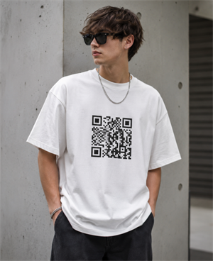 qr code on t shirt टी शर्ट पर क्यूआर कोड