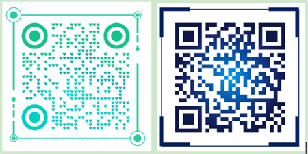 qr code with frames फ्रेम के साथ क्यूआर कोड