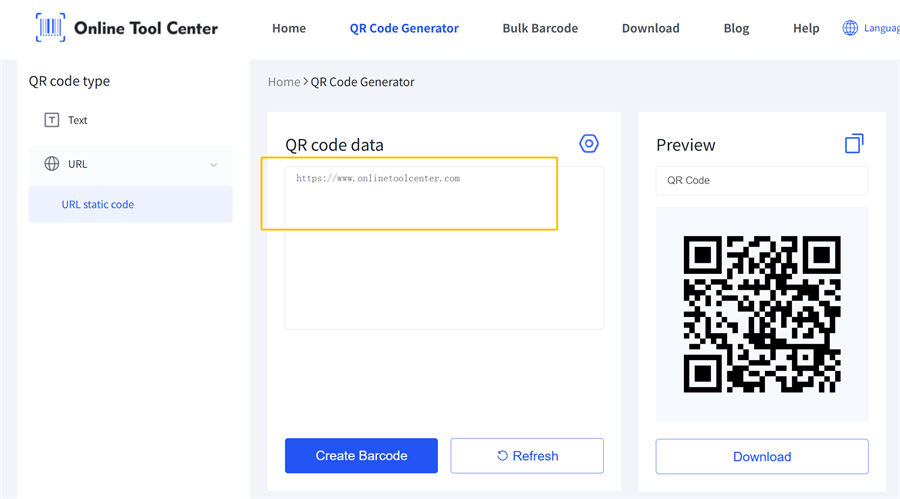 make qr code QR कोड बनाएं