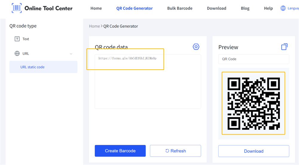 make qr code for registration form पंजीकरण फॉर्म के लिए क्यूआर कोड बनाएं